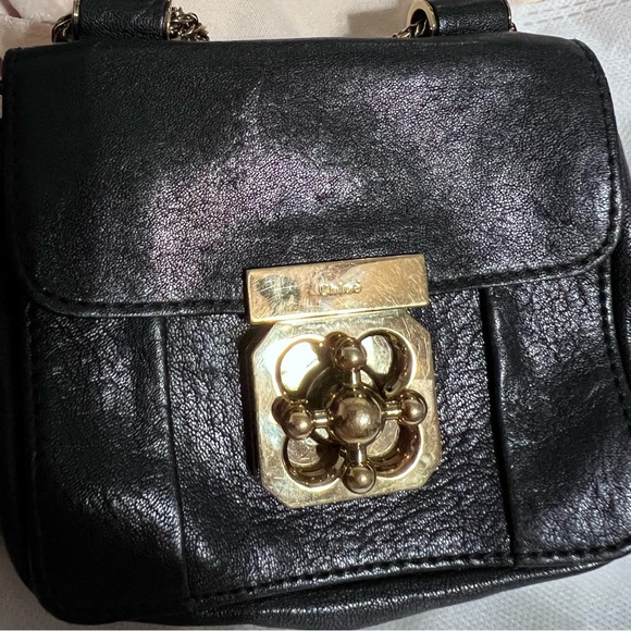 CHLOÉ DESIGNER BLACK AND GOLD
Leather Elsie Shoulder Bag - Picture 8 of 9